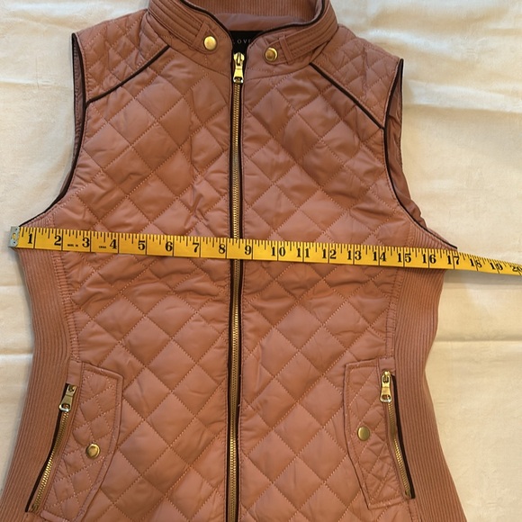 Love Tree Quilted Vest Size Small Light Pink - Picture 5 of 8